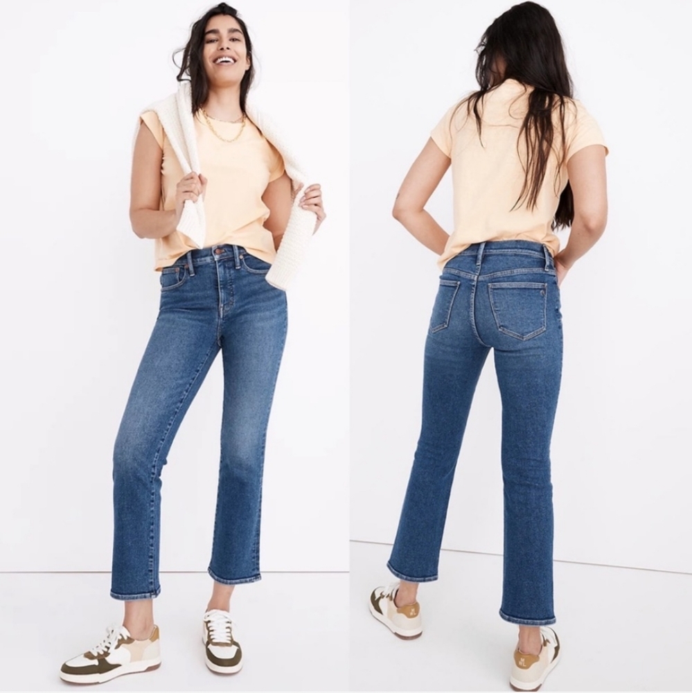 Madewell Cali Demi-Boot Jeans in Bodney Wash